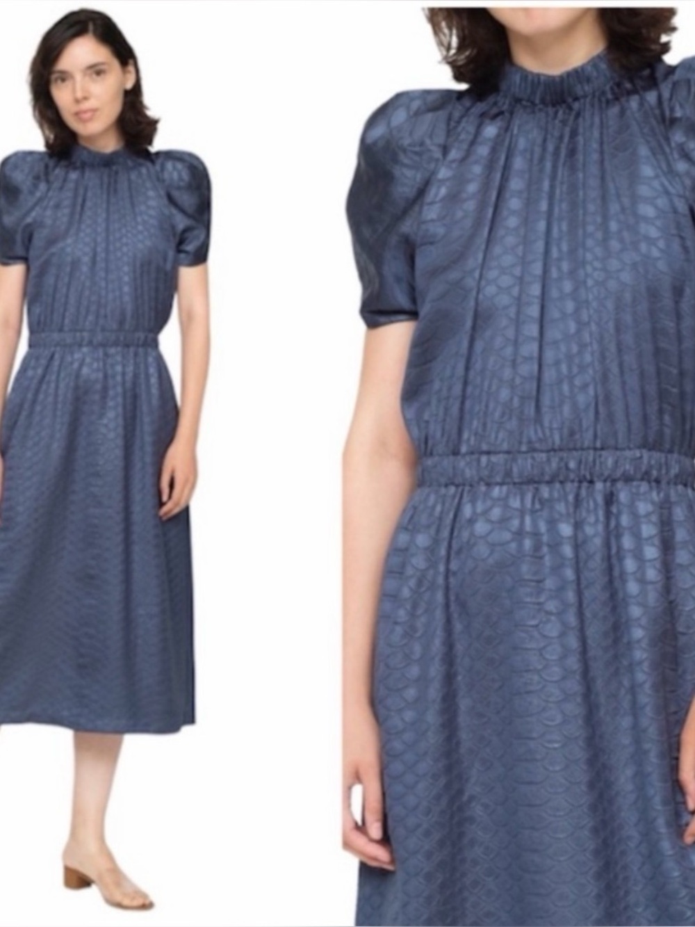 SEA NEW YORK dark blue Simone dress nwt sz M